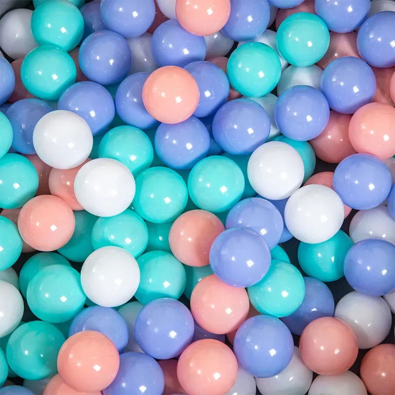100PCS Outdoor Sport Ball Colorful Soft Water Pool Ocean Wave Ball Baby Children Funny Toys Eco-Friendly Stress Air Ball ToyBall - Slobuy
