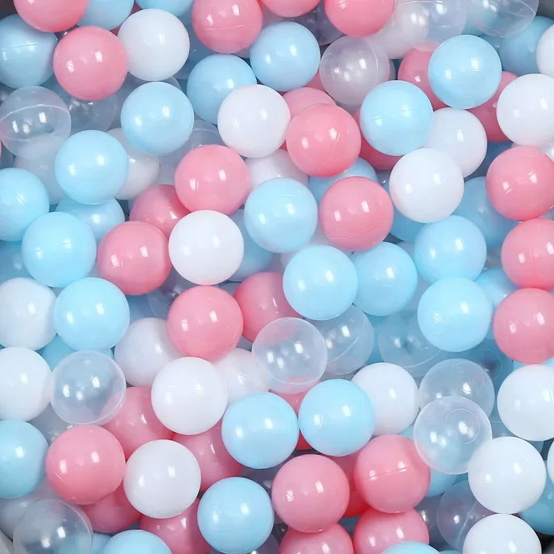 100PCS Outdoor Sport Ball Colorful Soft Water Pool Ocean Wave Ball Baby Children Funny Toys Eco-Friendly Stress Air Ball ToyBall - Slobuy