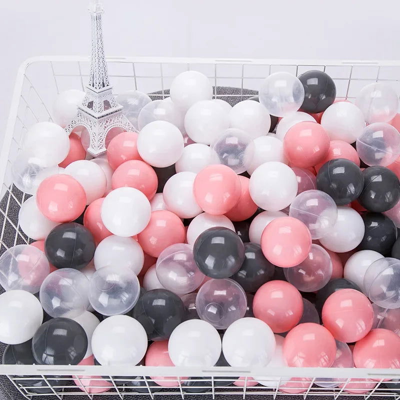 100PCS Outdoor Sport Ball Colorful Soft Water Pool Ocean Wave Ball Baby Children Funny Toys Eco-Friendly Stress Air Ball ToyBall - Slobuy