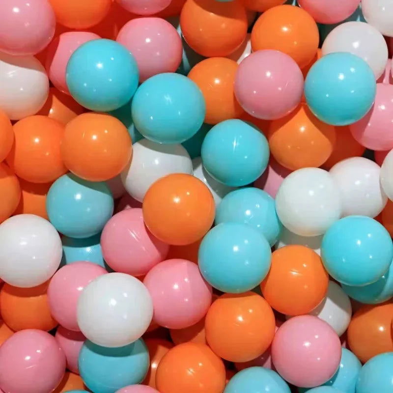 100PCS Outdoor Sport Ball Colorful Soft Water Pool Ocean Wave Ball Baby Children Funny Toys Eco-Friendly Stress Air Ball ToyBall - Slobuy