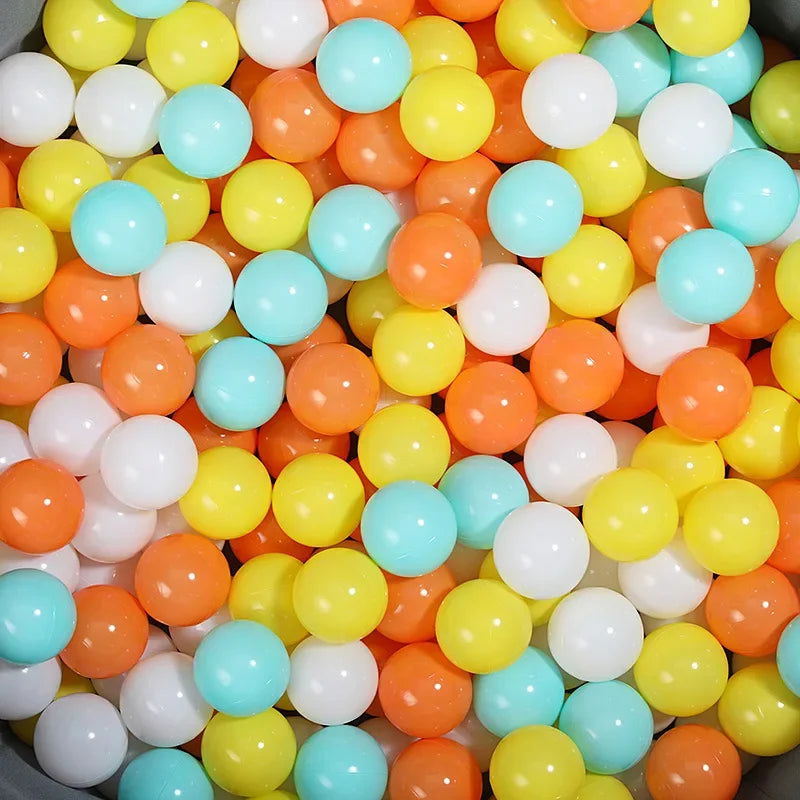 100PCS Outdoor Sport Ball Colorful Soft Water Pool Ocean Wave Ball Baby Children Funny Toys Eco-Friendly Stress Air Ball ToyBall - Slobuy