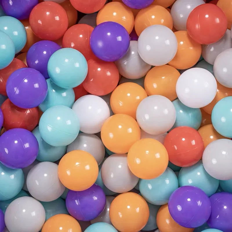 100PCS Outdoor Sport Ball Colorful Soft Water Pool Ocean Wave Ball Baby Children Funny Toys Eco-Friendly Stress Air Ball ToyBall - Slobuy
