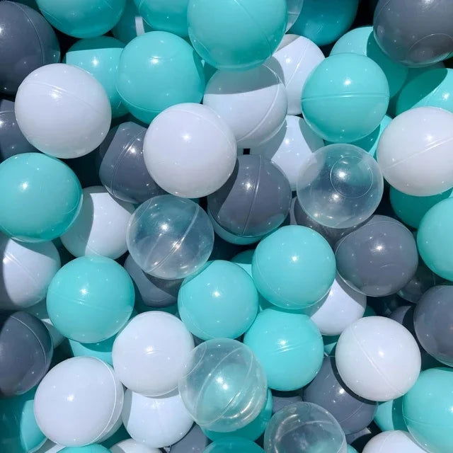 100PCS Outdoor Sport Ball Colorful Soft Water Pool Ocean Wave Ball Baby Children Funny Toys Eco-Friendly Stress Air Ball ToyBall - Slobuy