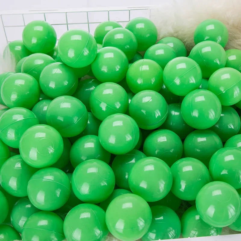 100PCS Outdoor Sport Ball Colorful Soft Water Pool Ocean Wave Ball Baby Children Funny Toys Eco-Friendly Stress Air Ball ToyBall - Slobuy