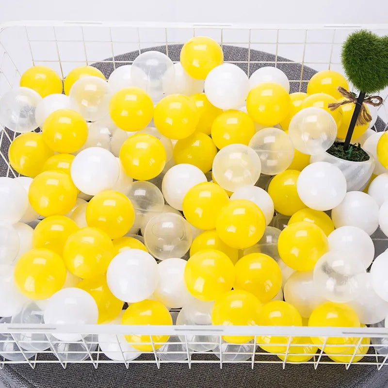 100PCS Outdoor Sport Ball Colorful Soft Water Pool Ocean Wave Ball Baby Children Funny Toys Eco-Friendly Stress Air Ball ToyBall - Slobuy