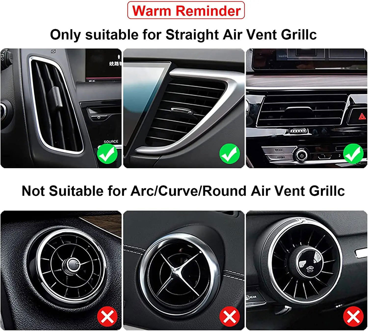 10Pcs 20cm Car Air Conditioner Outlet Decorative U Shape Moulding Trim Decor Strips Car Styling Car Door Edge Corner Protector - Slobuy