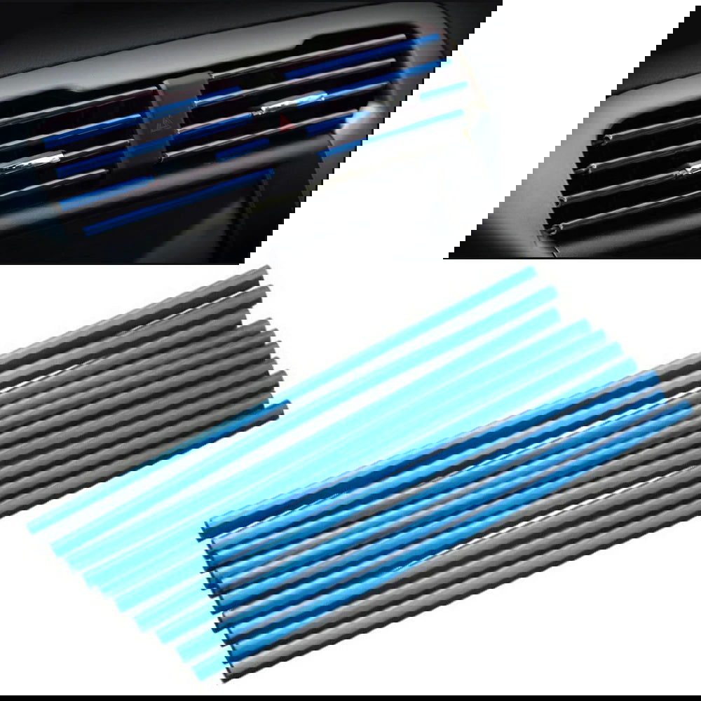 10Pcs 20cm Car Air Conditioner Outlet Decorative U Shape Moulding Trim Decor Strips Car Styling Car Door Edge Corner Protector - Slobuy