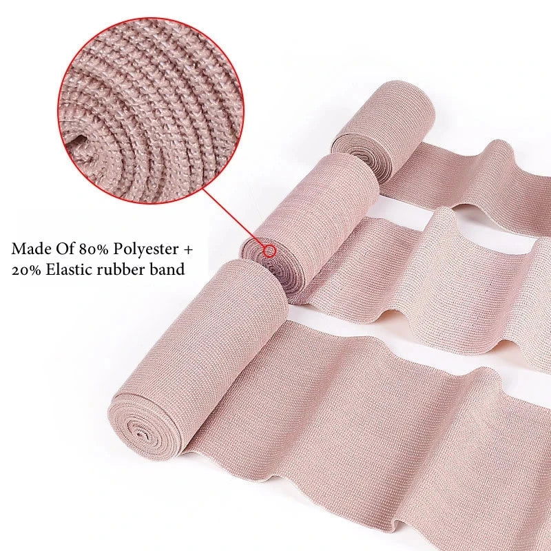 7.5cm/10cm X 4.5m High Elastic Bandage Comfortable Polyester Rubber Hemostatic Bandage Emergency Muscle Tape for First Aid Kits - Slobuy