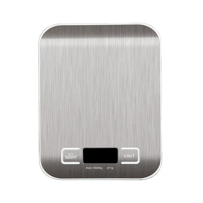 5kg/10kg Rechargeable Stainless Steel Electronic Scales Kitchen Scales Home Jewelry Food Snacks Weighing Baking Tools - Slobuy
