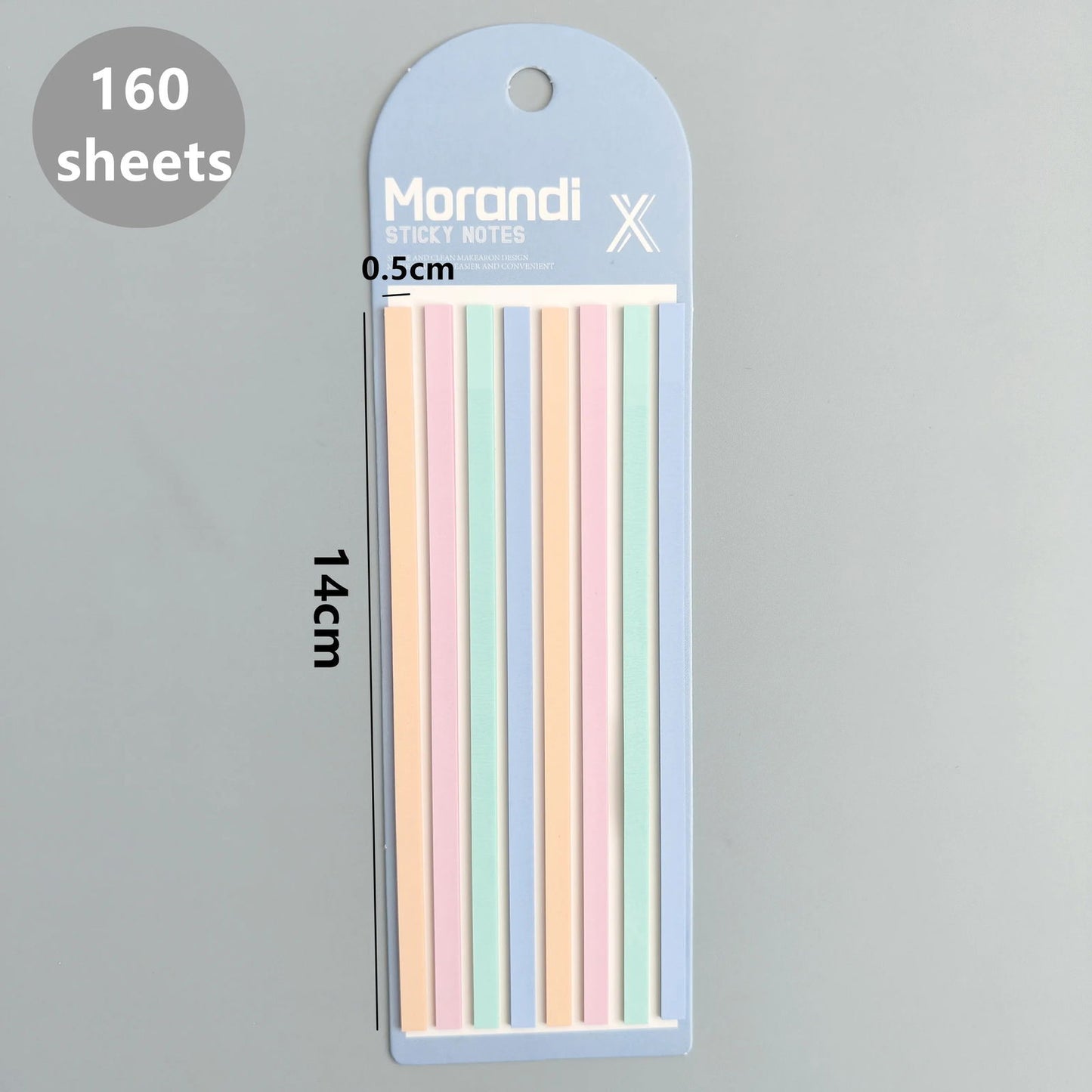 160 Sheets Transparent Sticky Notes Self-Adhesive Reading Annotation for Books Notepad Bookmarks Memo Pad Index Tabs - Slobuy