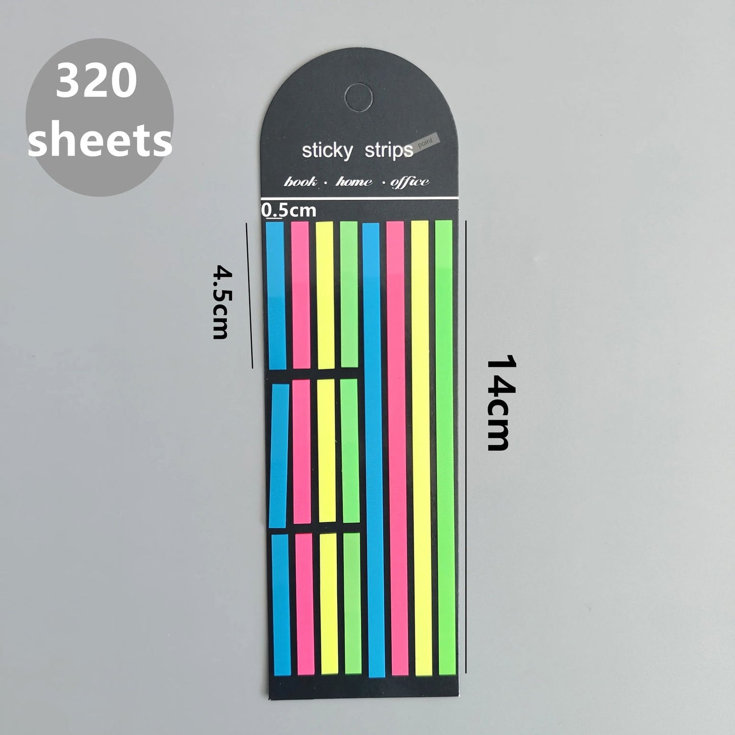 160 Sheets Transparent Sticky Notes Self-Adhesive Reading Annotation for Books Notepad Bookmarks Memo Pad Index Tabs - Slobuy