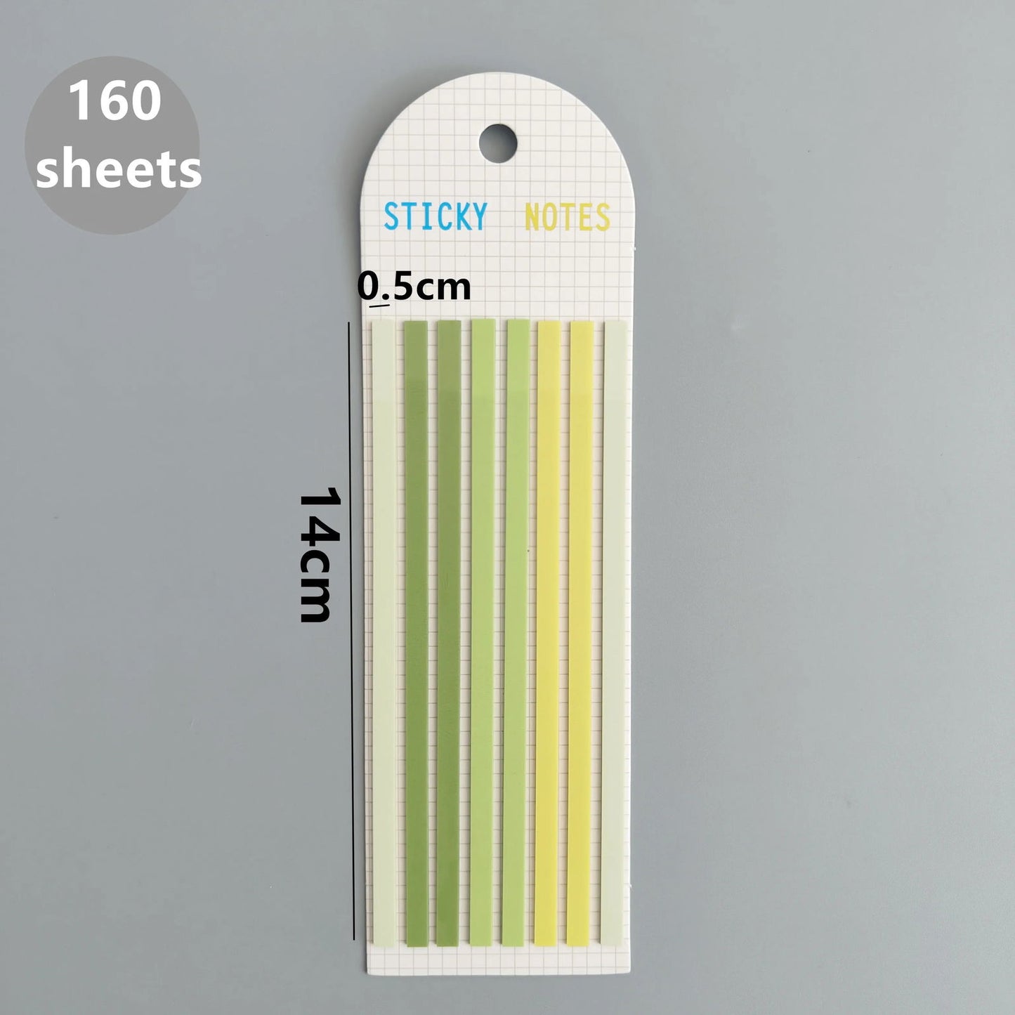 160 Sheets Transparent Sticky Notes Self-Adhesive Reading Annotation for Books Notepad Bookmarks Memo Pad Index Tabs - Slobuy