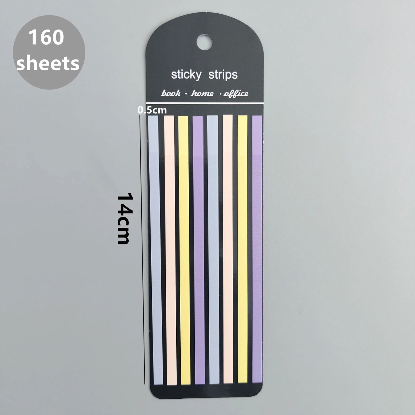 160 Sheets Transparent Sticky Notes Self-Adhesive Reading Annotation for Books Notepad Bookmarks Memo Pad Index Tabs - Slobuy