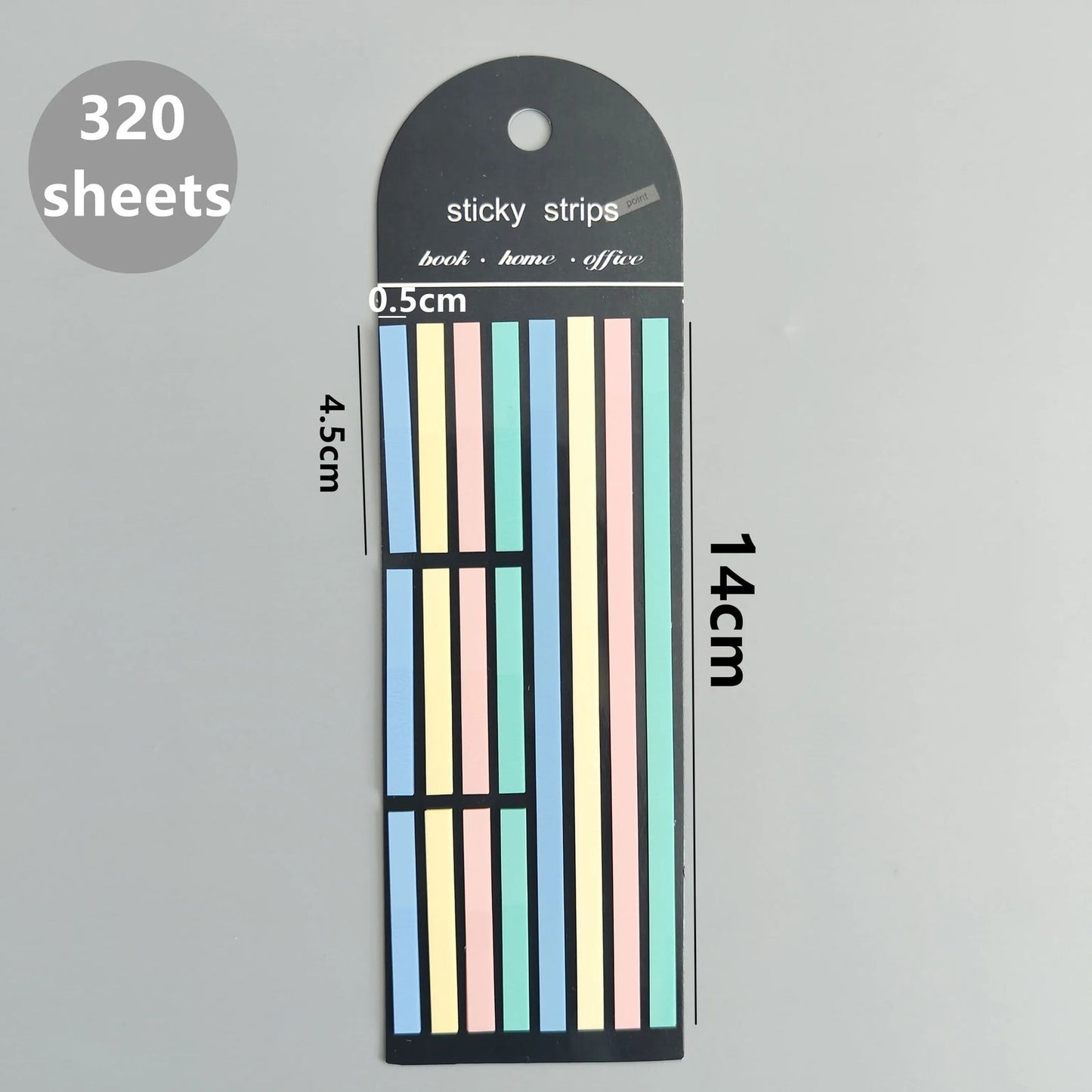 160 Sheets Transparent Sticky Notes Self-Adhesive Reading Annotation for Books Notepad Bookmarks Memo Pad Index Tabs - Slobuy