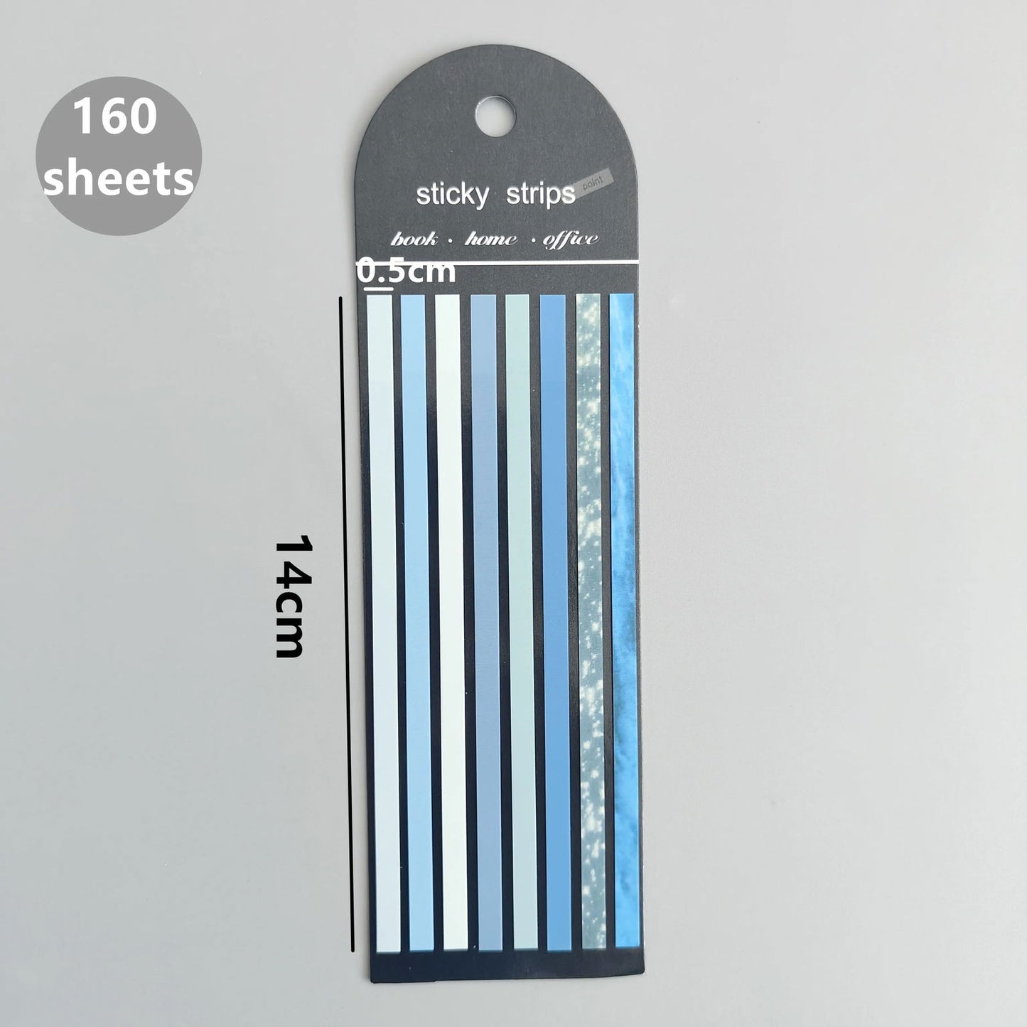 160 Sheets Transparent Sticky Notes Self-Adhesive Reading Annotation for Books Notepad Bookmarks Memo Pad Index Tabs - Slobuy