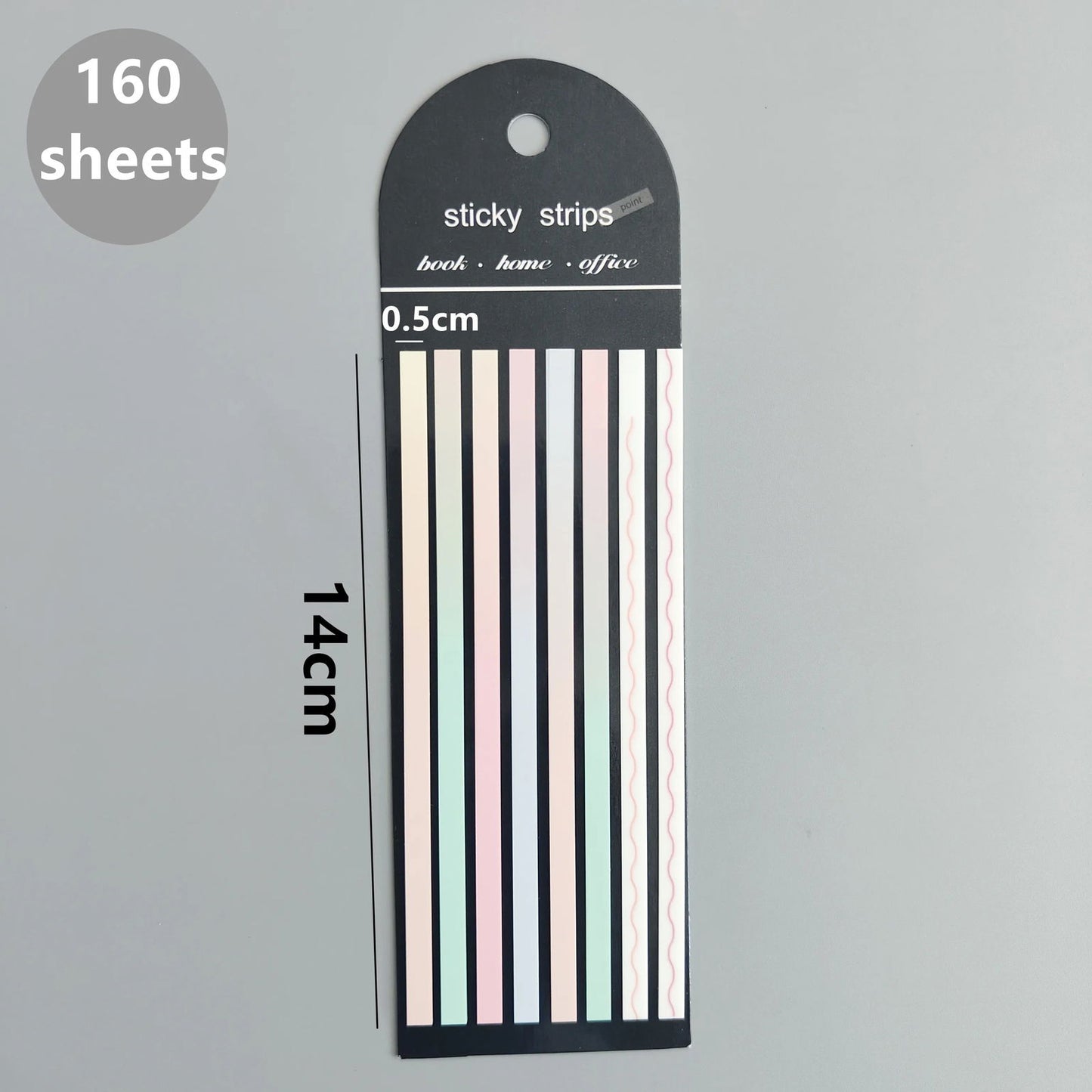 160 Sheets Transparent Sticky Notes Self-Adhesive Reading Annotation for Books Notepad Bookmarks Memo Pad Index Tabs - Slobuy