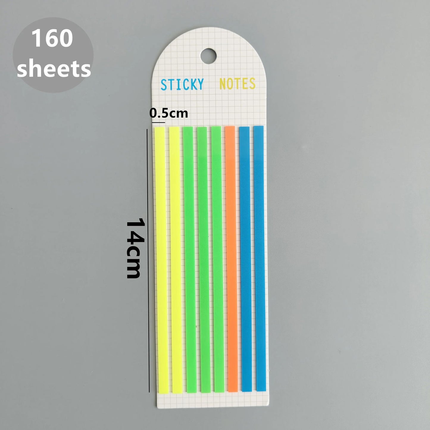 160 Sheets Transparent Sticky Notes Self-Adhesive Reading Annotation for Books Notepad Bookmarks Memo Pad Index Tabs - Slobuy