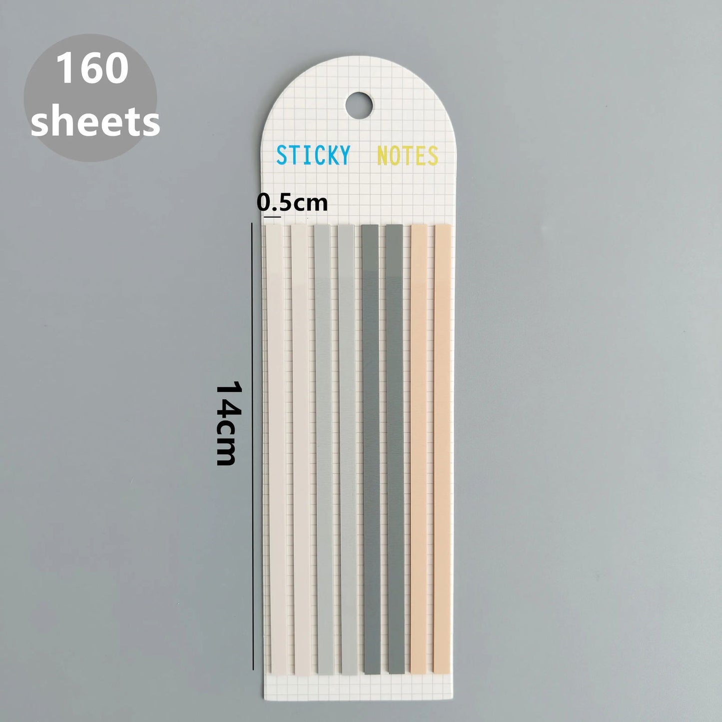 160 Sheets Transparent Sticky Notes Self-Adhesive Reading Annotation for Books Notepad Bookmarks Memo Pad Index Tabs - Slobuy