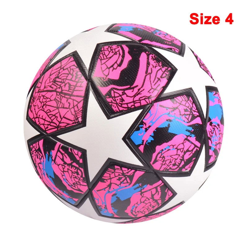 2023 Soccer Ball Official Size 5 Size 4 High Quality PU Material Outdoor Match League Football Training Seamless bola de futebol - Slobuy