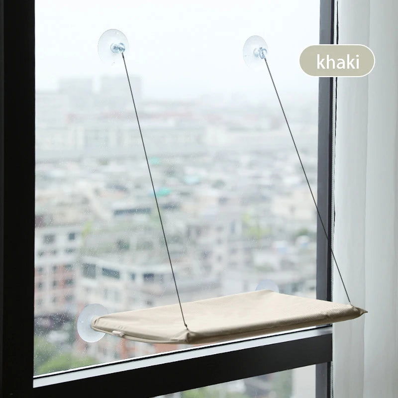 20KG Pet Cat Hammock Hanging Cat Bed Bearing Comfortable Cat Sunny Window Seat Mount Kitten Climbing Frame Pet Accessories - Slobuy