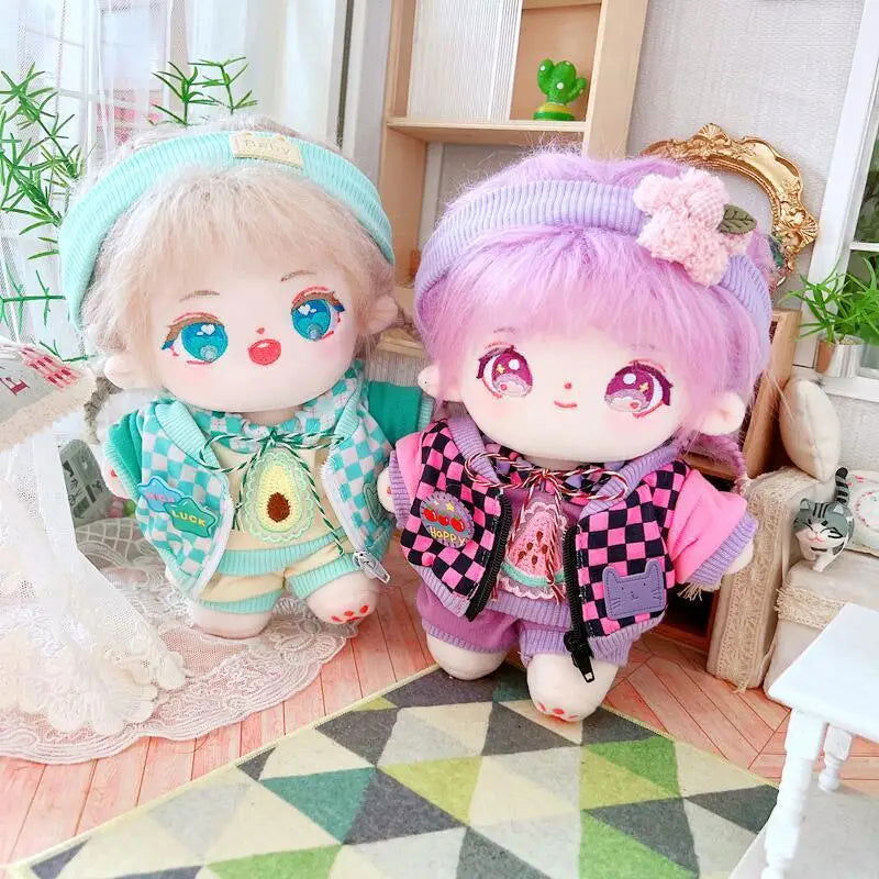 20cm IDol Doll Plush Cotton Star Dolls Kawaii Stuffed Baby Plushies No Attributes Dolls Toys Fans Collection Children Gifts - Slobuy