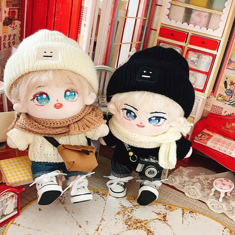 20cm IDol Doll Plush Cotton Star Dolls Kawaii Stuffed Baby Plushies No Attributes Dolls Toys Fans Collection Children Gifts - Slobuy