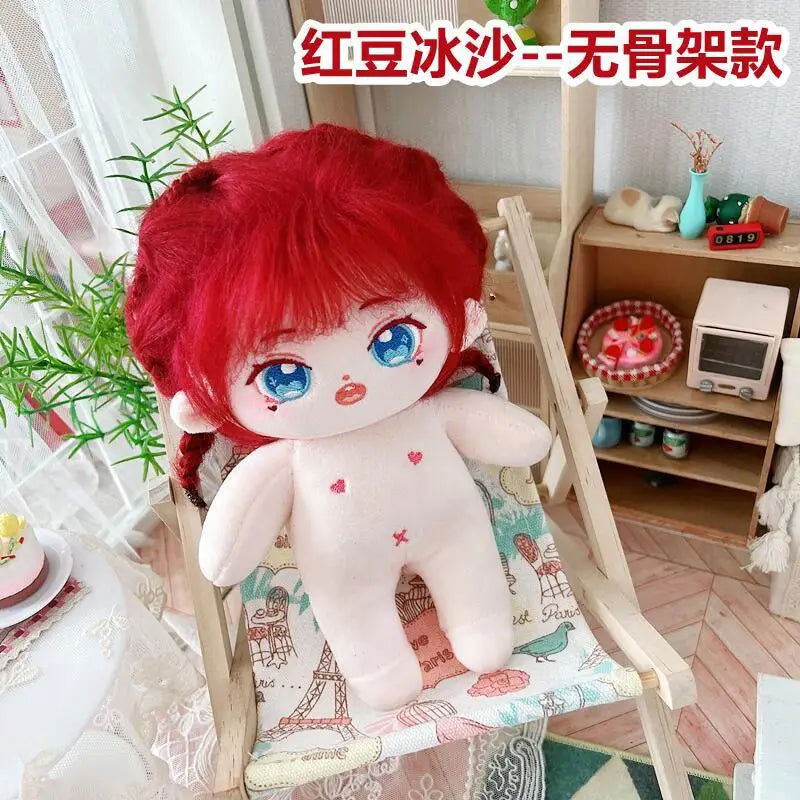 20cm IDol Doll Plush Cotton Star Dolls Kawaii Stuffed Baby Plushies No Attributes Dolls Toys Fans Collection Children Gifts - Slobuy