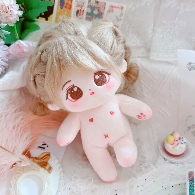 20cm IDol Doll Plush Cotton Star Dolls Kawaii Stuffed Baby Plushies No Attributes Dolls Toys Fans Collection Children Gifts - Slobuy