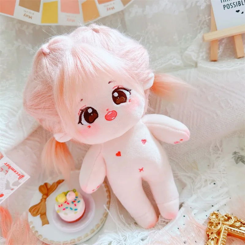20cm IDol Doll Plush Cotton Star Dolls Kawaii Stuffed Baby Plushies No Attributes Dolls Toys Fans Collection Children Gifts - Slobuy