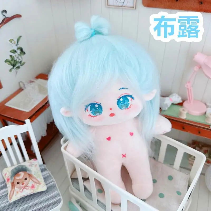 20cm IDol Doll Plush Cotton Star Dolls Kawaii Stuffed Baby Plushies No Attributes Dolls Toys Fans Collection Children Gifts - Slobuy