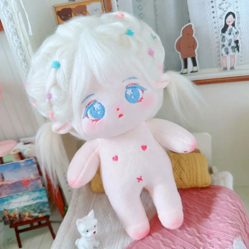 20cm IDol Doll Plush Cotton Star Dolls Kawaii Stuffed Baby Plushies No Attributes Dolls Toys Fans Collection Children Gifts - Slobuy