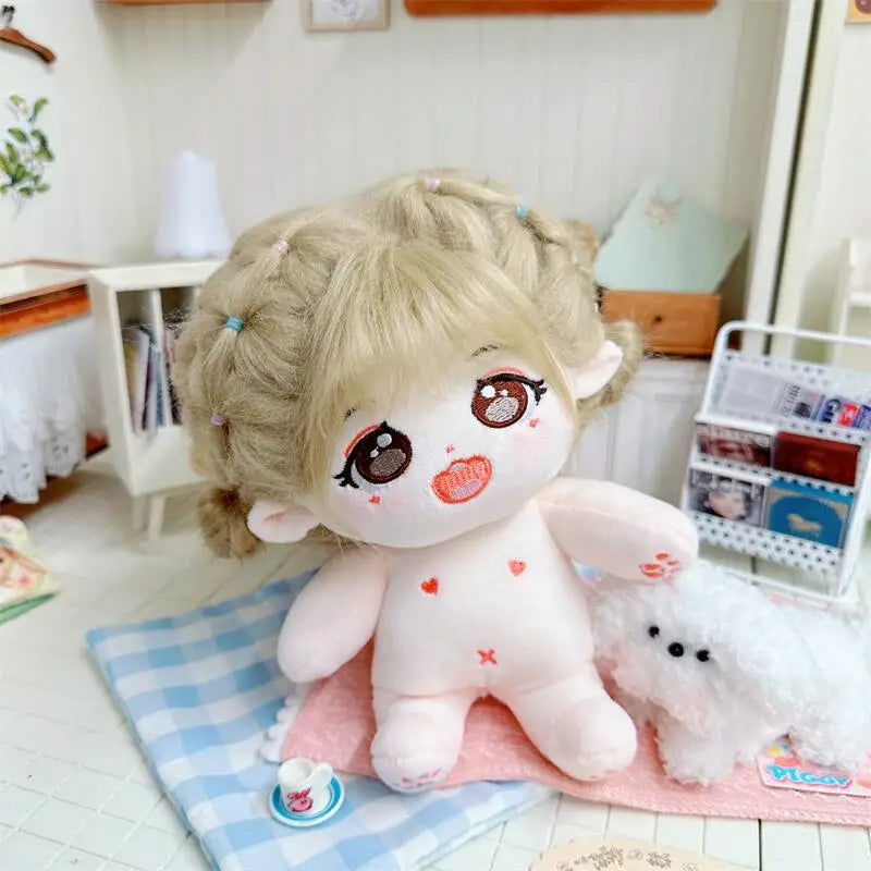 20cm IDol Doll Plush Cotton Star Dolls Kawaii Stuffed Baby Plushies No Attributes Dolls Toys Fans Collection Children Gifts - Slobuy