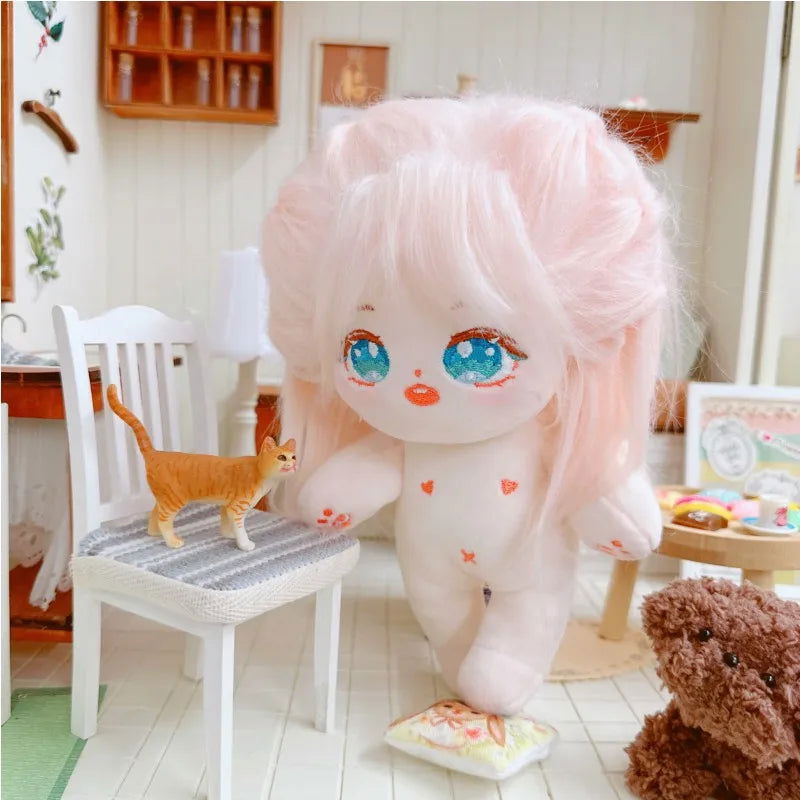 20cm IDol Doll Plush Cotton Star Dolls Kawaii Stuffed Baby Plushies No Attributes Dolls Toys Fans Collection Children Gifts - Slobuy
