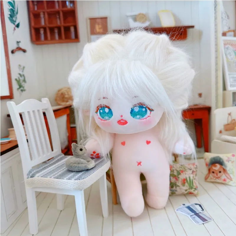 20cm IDol Doll Plush Cotton Star Dolls Kawaii Stuffed Baby Plushies No Attributes Dolls Toys Fans Collection Children Gifts - Slobuy