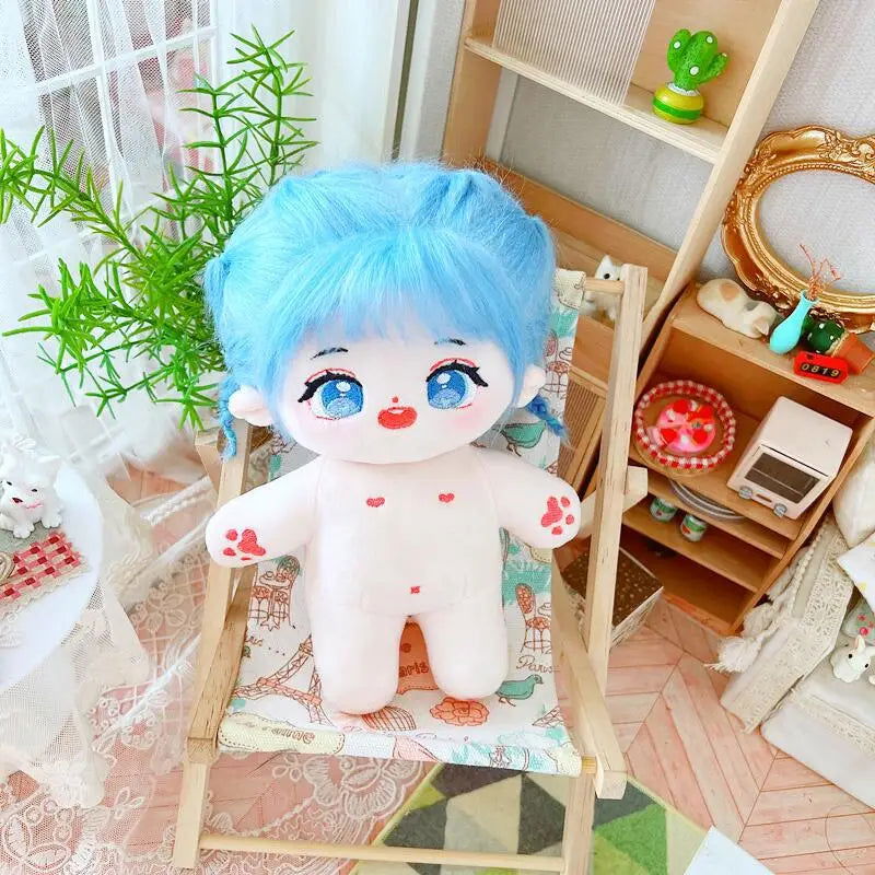 20cm IDol Doll Plush Cotton Star Dolls Kawaii Stuffed Baby Plushies No Attributes Dolls Toys Fans Collection Children Gifts - Slobuy