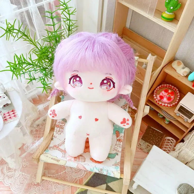 20cm IDol Doll Plush Cotton Star Dolls Kawaii Stuffed Baby Plushies No Attributes Dolls Toys Fans Collection Children Gifts - Slobuy