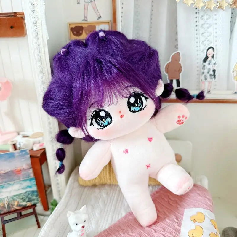 20cm IDol Doll Plush Cotton Star Dolls Kawaii Stuffed Baby Plushies No Attributes Dolls Toys Fans Collection Children Gifts - Slobuy