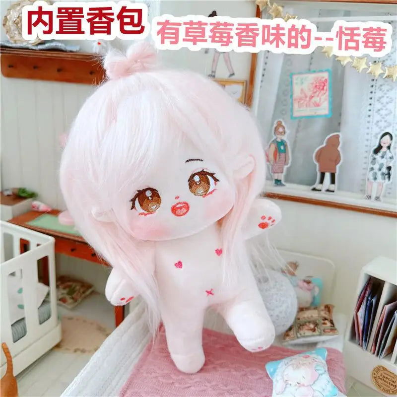 20cm IDol Doll Plush Cotton Star Dolls Kawaii Stuffed Baby Plushies No Attributes Dolls Toys Fans Collection Children Gifts - Slobuy