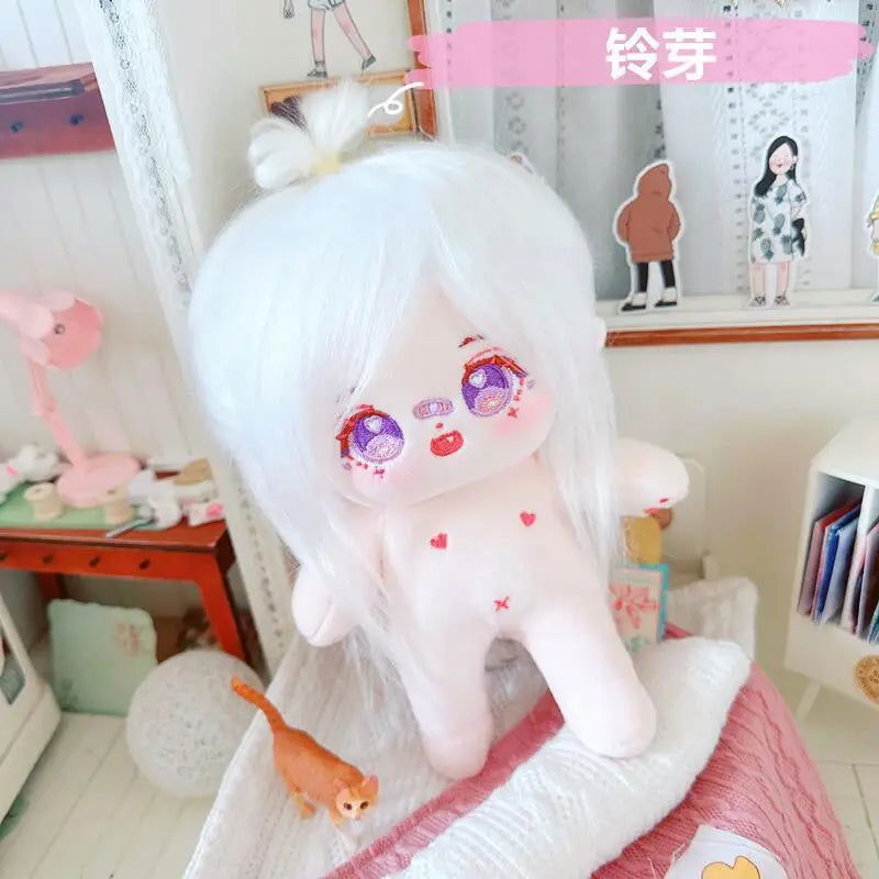 20cm IDol Doll Plush Cotton Star Dolls Kawaii Stuffed Baby Plushies No Attributes Dolls Toys Fans Collection Children Gifts - Slobuy