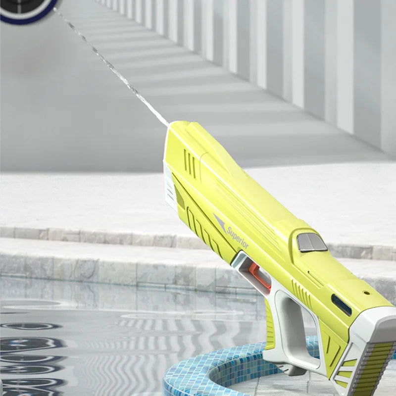 43cm Full Electric Automatic Water Storage Gun Toys Portable Children Summer Beach Outdoor Fight Fantasy Toys for Boys Kids Game - Slobuy