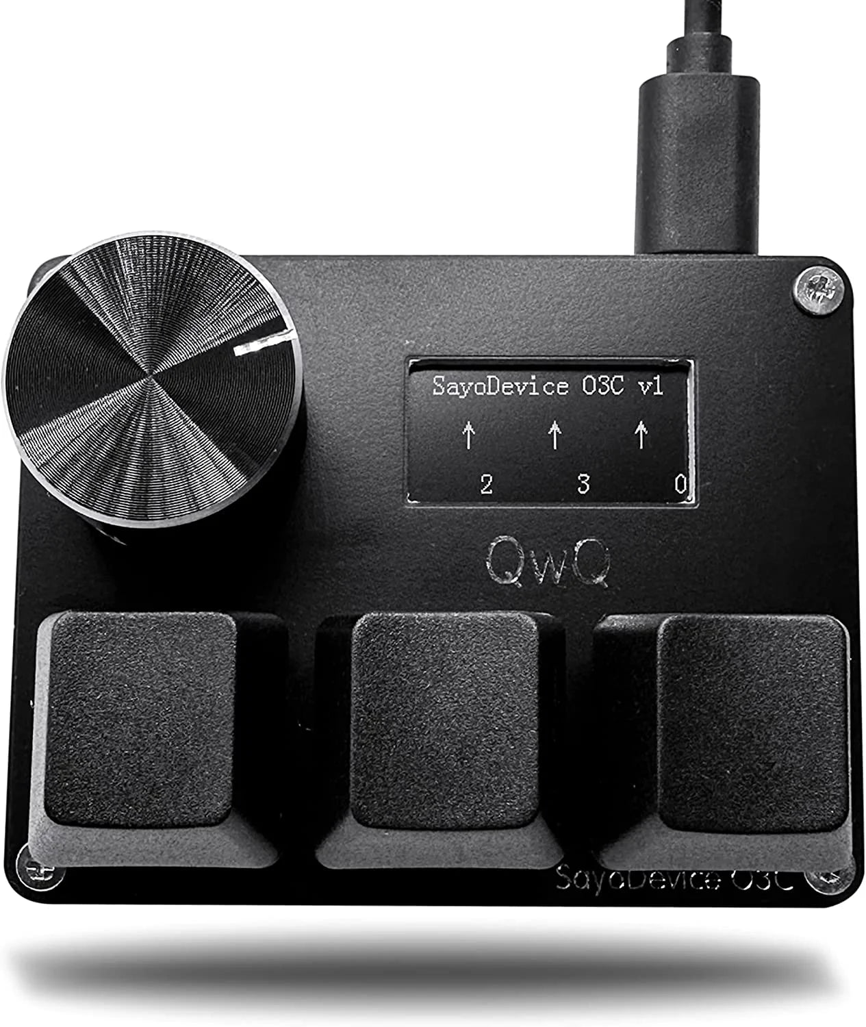 4+4 O3C+++ SayoDevice OSU O3C Rapid Trigger Hall Switches Magnetic Pink Switches Keyboard With Knob Screen Copy Paste Shotcut - Slobuy