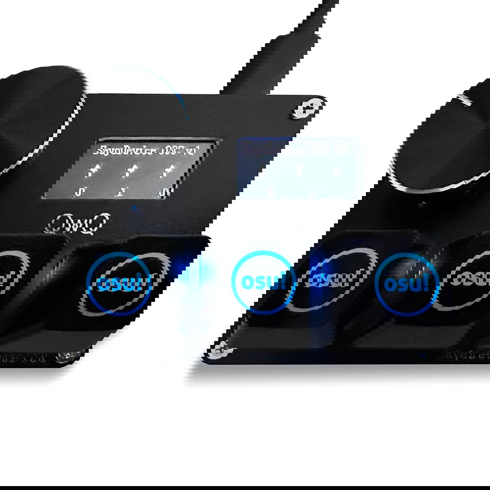 4+4 O3C+++ SayoDevice OSU O3C Rapid Trigger Hall Switches Magnetic Pink Switches Keyboard With Knob Screen Copy Paste Shotcut - Slobuy