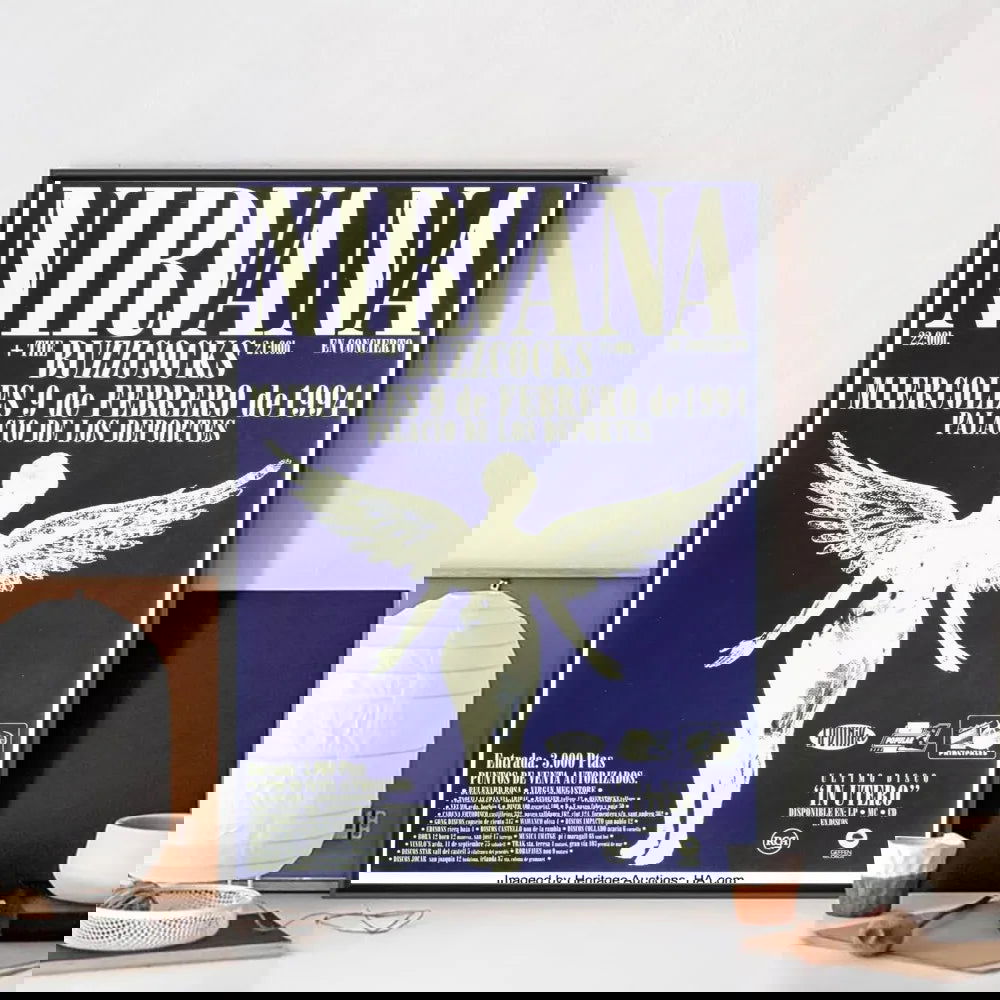 A-N-Nirvana-Rock Band Poster No Framed Poster Kraft Club Bar Paper Vintage Poster Wall Art Painting Bedroom Study Stickers - Slobuy