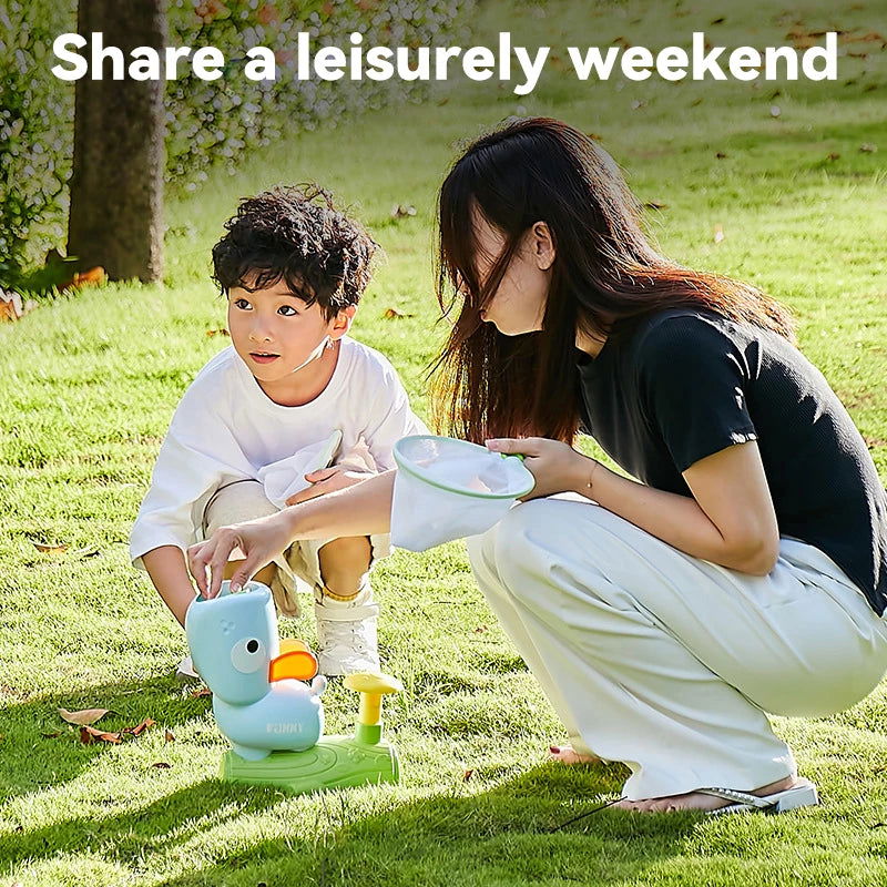 Air Rocket Launcher Toy Outdoor Soaring Rocket Flying Disc Flying Saucer Foot Launcher Kids Jump Sport Games Toys for Children - Slobuy