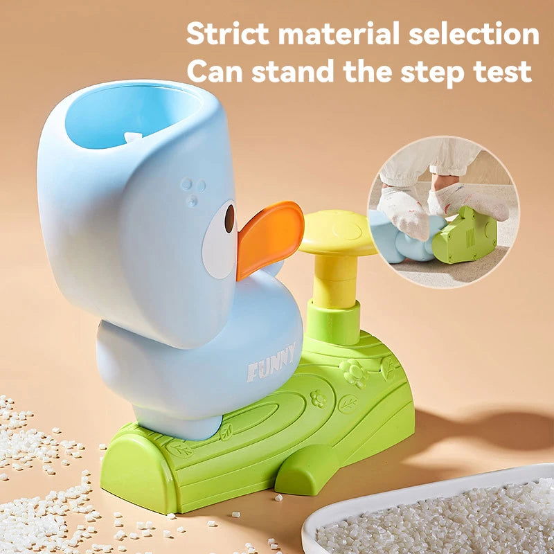 Air Rocket Launcher Toy Outdoor Soaring Rocket Flying Disc Flying Saucer Foot Launcher Kids Jump Sport Games Toys for Children - Slobuy