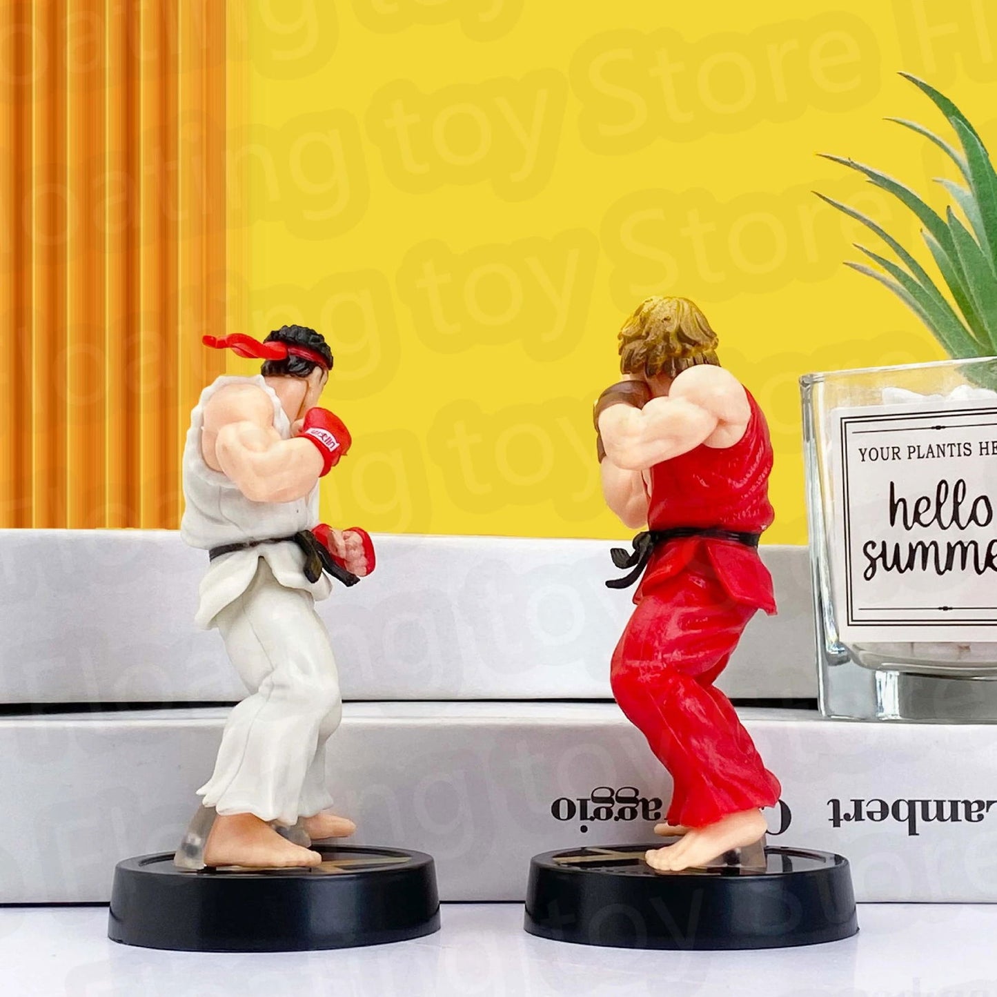Anime Street Fighter Fighting Game Action Figure Ken Masters Hoshi Ryu PVC Kawaii Toys Dolls Room Decor Birthday Gift For Boys - Slobuy