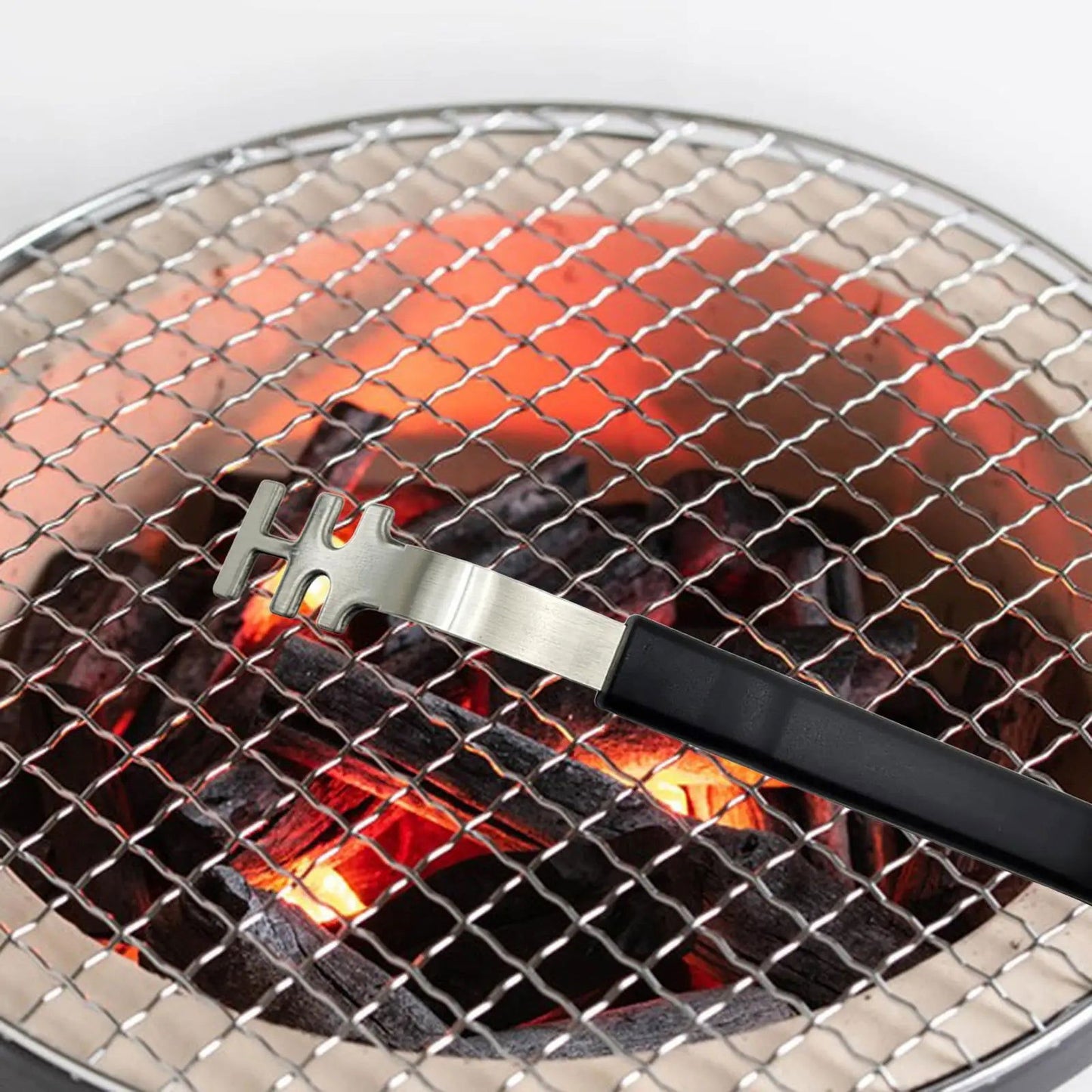 Anti-scald Grill Grate Lifter Long Handle Heat-resistant Cookware Multifunction BBQ Tools for Kitchen Garden Home Grill Outdoor - Slobuy