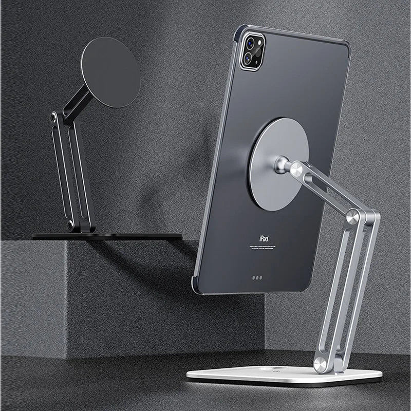 Artpowers Metal Magnetic Tablet Holder for Table Desk Stand Suport for Ipad Pro Xiaomi Samsung Huawei Apple Tablet Accessories - Slobuy