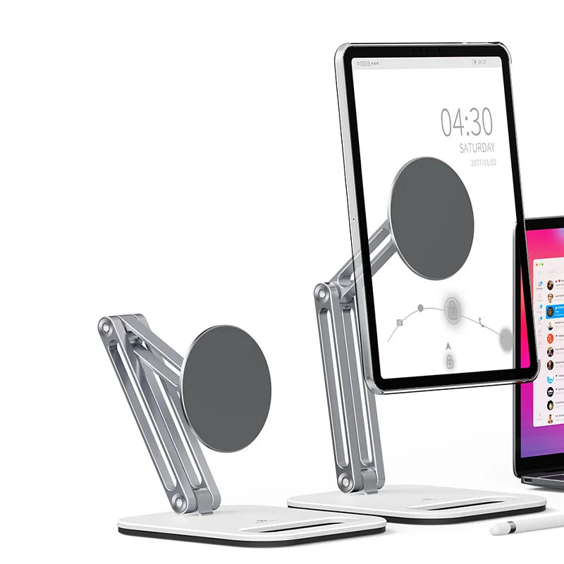 Artpowers Metal Magnetic Tablet Holder for Table Desk Stand Suport for Ipad Pro Xiaomi Samsung Huawei Apple Tablet Accessories - Slobuy
