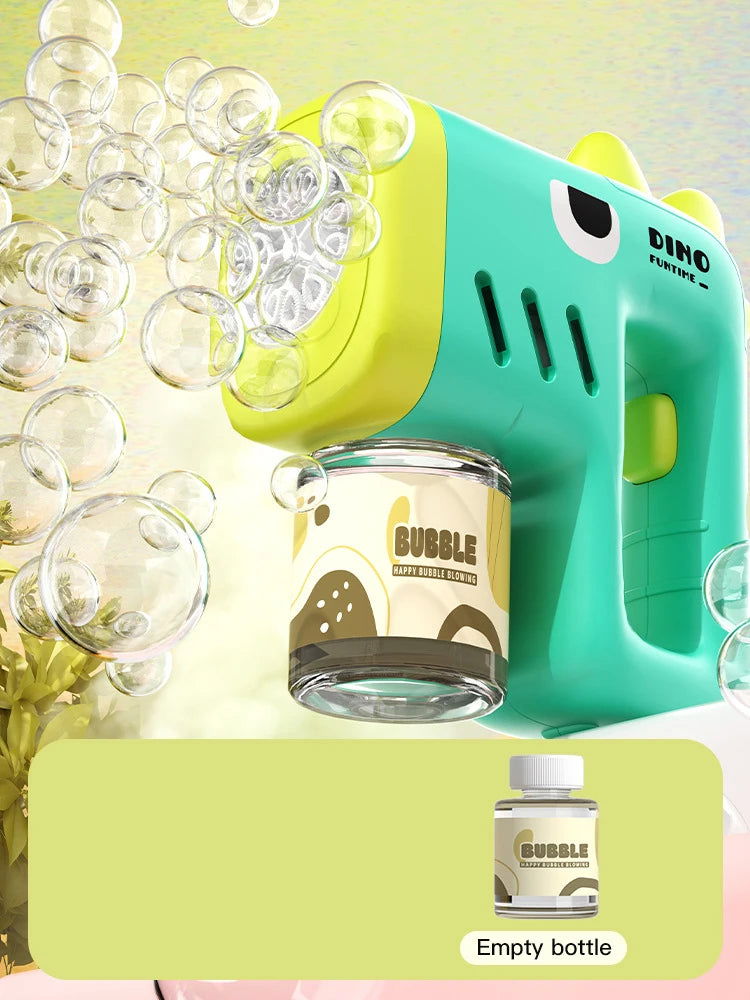 Astronaut Electric Bubble Gun Kids Toy Bubbles Machine Automatic Soap Blower with Light Summer Outdoor Party Games Children Gift - Slobuy